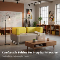 Minimalist design Sofa, Armchair, and Table Group Modern Design Reception Area Set Business visual design business Furniture configurable Configuration for Studio Owners, Office Managers, Interior Designers, Waiting Room, Lounge, Lobby
