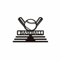 Hollow out Design Baseball Medal Hanger Easy to Install Baseball Wall Medal Rack for Game Room, Bedroom, Office