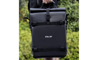 Cycle Cargo Saddle Bag Waterproof Roll-Top Saddle Bag Sturdy Bike Pannier for Bikepackers