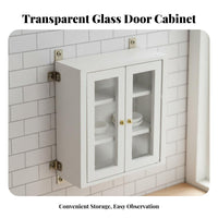 Realistic Design 1:12 Scale Hanging Cabinet Openable Doors 1:12 Scale Wall Cabinet Modern Design Miniature Kitchen Cupboard DIY Project for Room Decoration