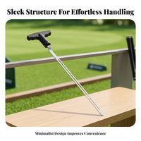 T-Handle Golf Grip Remover Slotted Shaft Golf Grip Removal Tool Flat End Tape Stripper