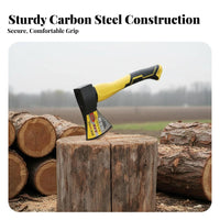 Wood Splitting Axe Heat Treated Cutting Axe Anti-Rust Coating Wood Splitting Hatchet for Homeowners, Survivalists, Yard Work, Hiking, Garden
