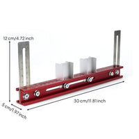 Wardrobe Hanger Positioning Ruler Accurate Mounting Jig Customary Tool for Furniture Installers
