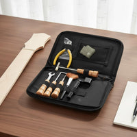 8 Pieces Portable Guitar String Changing Tool Kit Wide Compatibility Guitar Repair and Maintenance Kit With Storage Case String Instrument Setup Tool Set Multi-Purpose for Guitarists, Beginners, on the Go, Travel