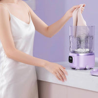 Compact Mini Washing Machine Space-Saving Portable Washer Small Washing Machine with Spin Dryer One-Button for Students, Travelers, Dorm Rooms, Apartments, Travel, Rv