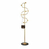 Italian Luxury Aesthetic Sculptural Coat Rack complimentarystanding Garment Stand stylish Clothes Valet Minimalist Design for Homeowners, Professionals, Bedside, Entryway, Walk-in Closet, Living Room