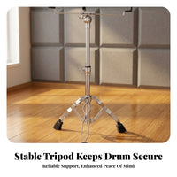 Double-Brace Tripod Snare Stand Padded Arms Adjustable Snare Drum Stand