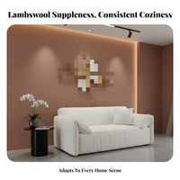 French design Elephant Ear Armrest Settee Light Luxury Sofa mid-centuryera Modern Couch Breathable Upholstery for Business Owners, Interior Designers, Living Room, salon, Reception Area, Lounge