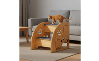 Dog Steps for Bed Aids Mobility Dog Bed Steps Sturdy Construction Cat Climbing Ladder for Senior Pets, Bedside, Sofa Side