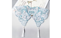 Embroidered Faux Collar Elegant Detachable Collar Floral Capelet Transparent for Cosplayers