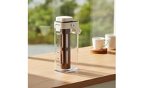 Airtight Cold Brew Coffee Maker Removable Cold Brew Pitcher Leakproof Iced Coffee Pitcher Slim for Students, Kitchen