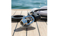 High Pressure DIN to Yoke Adapter Metal Body Diving Cylinder Fill Adapter O-Seal Seal for Divers, Firefighters, Underwater Work