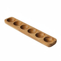 Acacia Wood Egg Rack Reusable Acacia Wood Egg Holder Easy to Clean for Pantry