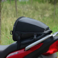 Compact Motorcycle Tail Bag with Straps Stylish Motorcycle Tail Bag Long-Lasting Luggage Universal for Riders, Commuters, Touring