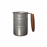 Wood Handle Mug Retro Style Camping Cup Lightweight Wood Handle Cup