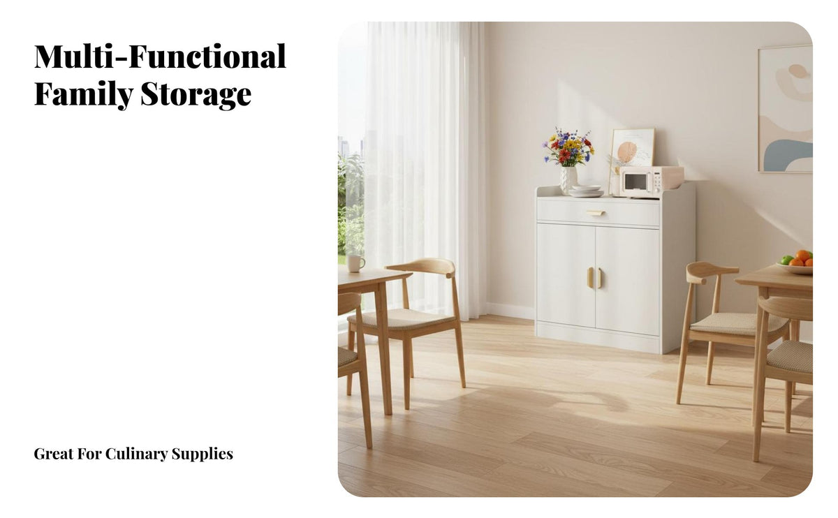 Dining Room Storage Cabinet Large Capacity Living Room Console Cabinet Multifunctional Freestanding Cupboard for Adults, Hallway, Home Office, Bedroom