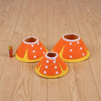 Cat Cone Neck Cone with Adjustable Elizabethan Strap, Felt Elizabethan Neck for Cat Recovery, Post Surgery Pet Stop Licking Anti Bite