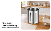 Measurement Markings Adjustable Cake Mold Side Handles Adjustable Cake Band Brushed Metal