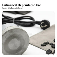 Repairs Tire Surface, Shoulder, and Sidewall Point Vulcanizer Adjustable Temperature Electric Hot Repair Material Rapid-Heating Heating Tire Repair Tool Anti-Scald Handle for Mechanics, DIY Enthusiasts, Garage, Workshop