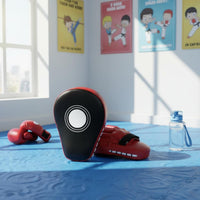 Curved Focus Pad Dense Foam Boxing Hand Pad Multi-Layered Protection Taekwondo Strike Guard for Kids, Home, Gym