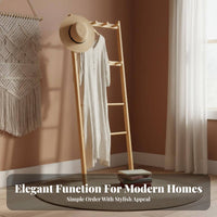 Space-Saving complimentarystanding Corner Coat Tree With Hanging pegs L-Shaped Corner Rack Simple Design Gsideent Stand Stable and long-lasting for Homeowners, Families, Students, Bedroom, Entryway, Living Room, Apartment