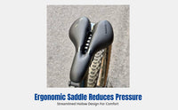 Trail Bike Saddle, Ultra-Soft Gel Seat, Cycling Pad, Universal Fit