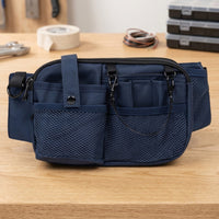 Medical Waist Bag Multi-Pocket Nurse Fanny Pack Nurse Waist Pouch Handsunrestricted Organizer Belt Bag with D-Rings Adjustable