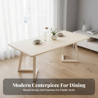Modern Minimalist Design Rectangular Table and Chair Set Light Luxury Aesthetic 5-Piece Table and Chair Set scuffResistant surface Dining Room Furniture Sturdy Construction for Families, Homeowners, Students, Small Apartments, Kitchen, breakfast area