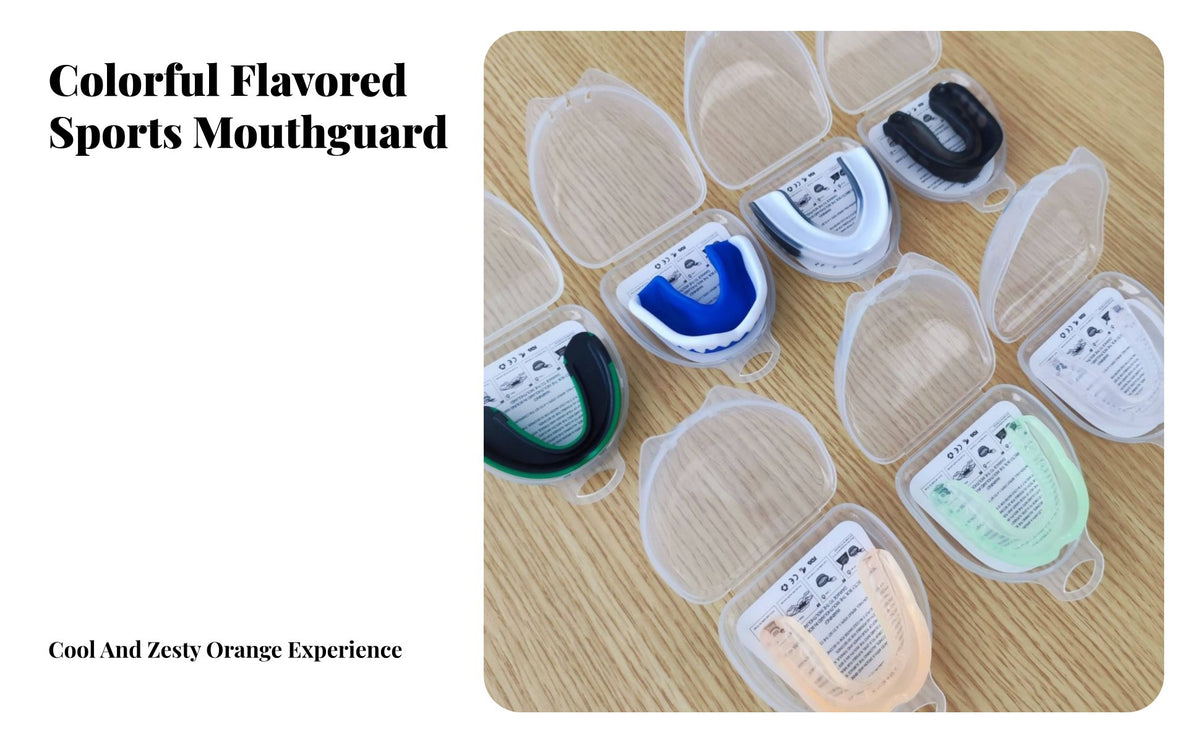 Sports Mouthguard EVA Material Boil and Bite Mouthguard Re Shape Able Sports Mouth Guard for Fighting Artists, Athletes, Boxing, Training, Football