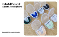 Sports Mouthguard EVA Material Boil and Bite Mouthguard Re Shape Able Sports Mouth Guard for Fighting Artists, Athletes, Boxing, Training, Football