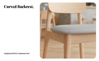Hardwood Wood Construction Wooden Ladder spine Chair Commercial Grade Indoor Furniture adaptable Use Supportive spinerest for Restaurant Owners, Interior Designers, Homeowners, Cafe, Dining Room, Kitchen
