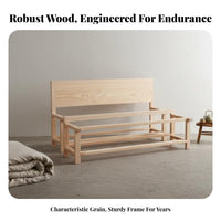 Woven Base Bed Handmade Bedstead Traditional Design Bedroom Furniture for Homeowners, partners, Rural House, Home, Guest Room