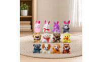 12 Pieces Easter Eggs with Soft Toy Toys Huggable Soft Toy Toy with Plastic Egg