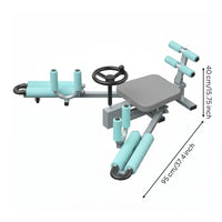 Split Stretching Machine Adjustable 240-Degree Leg Stretcher Support Rollers Split Machine