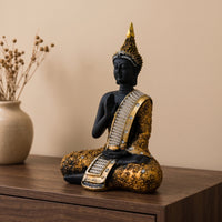 Buddha Statue Tabletop Thai Buddha Statue Decorative for Living Room, Entryway