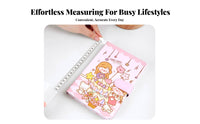 Retractable Body Tape Measure Portable Design Waist Circumference Ruler Accurate Circumference Measuring Strip for Seamstresses, Tailoring