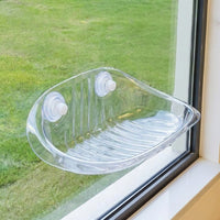 Cat Hammock Window Cat Bed with 4 Powerful Suction Cups, Small Bedside Bed for Indoor Cats, Suction Cup Cat Bed and Window Perch
