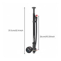 Portable Mountain Bike Shock Pump Leak-Proof Rear Shock Pump Aluminum Alloy for Trail Riding