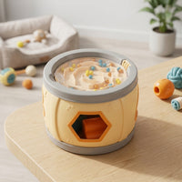 Sensory Toy Drum with Bead Maze Educational Shape Sorter Drum Bright Shape Sorter Gentle for Toddlers