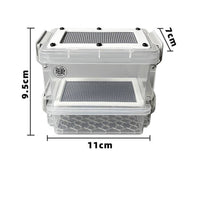 Breadworm Feeding Box Transparent Breeding Box with Waste Chamber Enclosure Compact Container Ventilated for Hobbyists