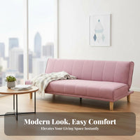Folding Sleeper Sofa Multi-Functional Folding Wooden Frame Sleeper Space-Saving reconfigureable Couch for Apartment Dwellers, Guests, Bedroom, Home Office