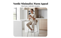 Retro Design utilitarian supportrest Stool Minimalist & design Lowspine support High Stool Sturdy Frame Bar Chair Built-in Footrest for homeowners, Business Owners, Interior Designers, Restaurant, Counter, Kitchen, Patio