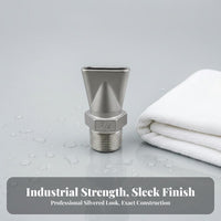 Thickened Design Duckbill Blow-Away Nozzle Long-Lasting Flat Jet Air Nozzle for Dust Removal, Industrial Cleaning