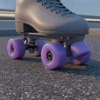 Four-Wheel Inline Wheels Shock Absorbing Four-Wheel Inline Replacement Wheels Fluid Ride Mixed Color Design