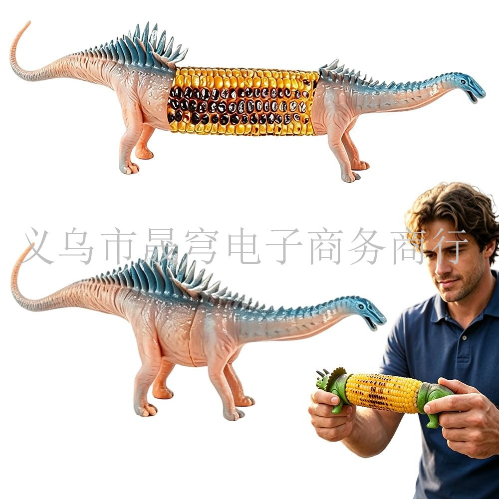 Dinosaur Corn Holders with Stainless Steel Claws