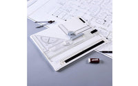 Sketch Board Non-Slip Grip Drafting Board Transparent Art Tool