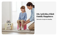 Children Stool Reinforced Plastic Durable Design for Kitchen Help