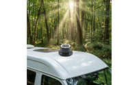Whisper-Quiet Operation RV Dome Vent Fan High Airflow Solar Powered Roof Vent Fan Odor Elimination Travel Trailer Roof Ventilator Weather-Resistant for Away from-Grid, Greenhouses