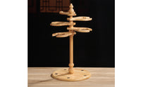 Traditional Wind Instrument Display Stand Five-Tier Traditional Wind Instrument Stand Space-Saving Desktop Holder for Instrumentalists, Collectors