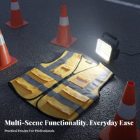 Reflective Safety Vest 360° Reflectivity High Visibility Vest Lightweight Long-Lasting for Warehouse Personnel, Warehouses